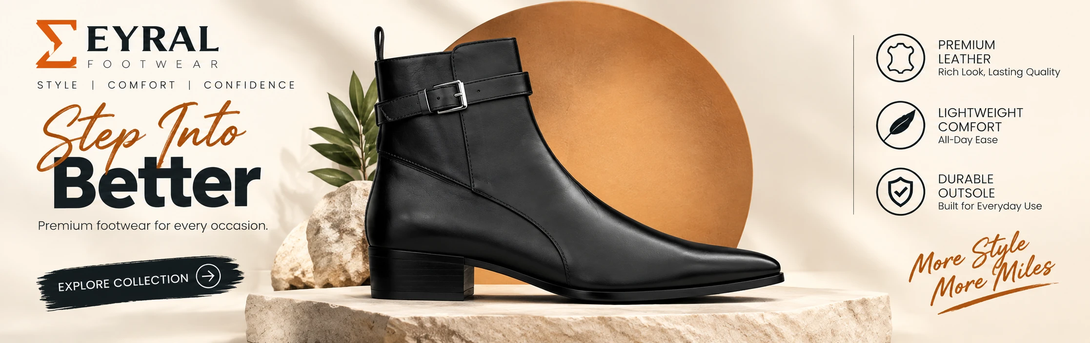 Step Into Better: Discover Your Style with EYRAL Footwear